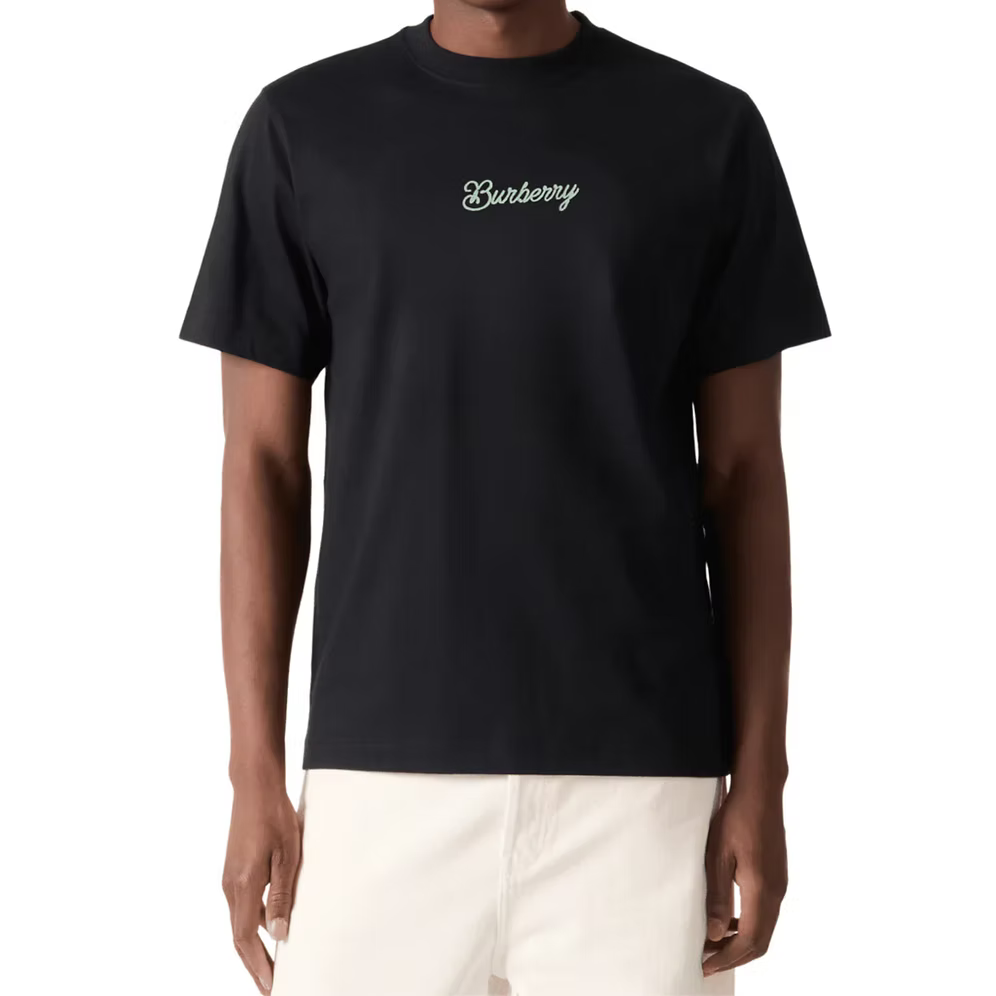 Burberry Script Logo Cotton T-shirt