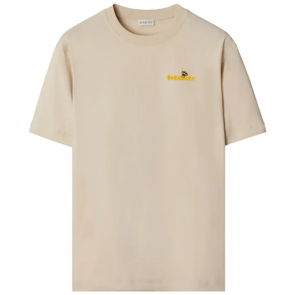Cartoon Bee Graphic Cotton T-Shirt