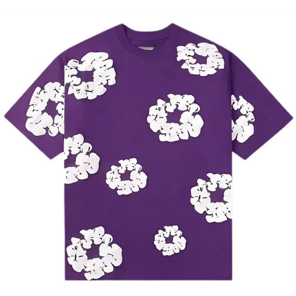 Abstract Floral Print T-Shirt