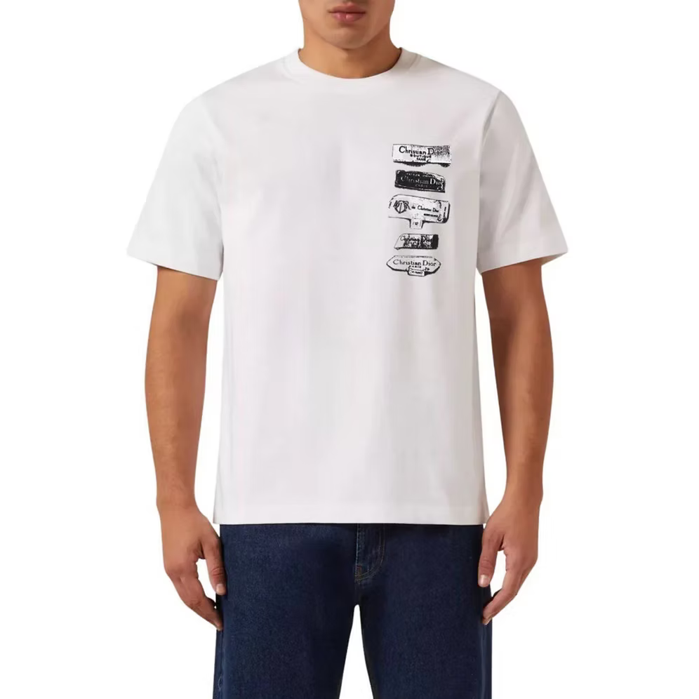 Christian Dior T-Shirt with Signature Graphic