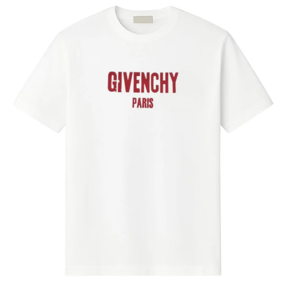 GIVENCHY PARIS Logo Cotton T-Shirt