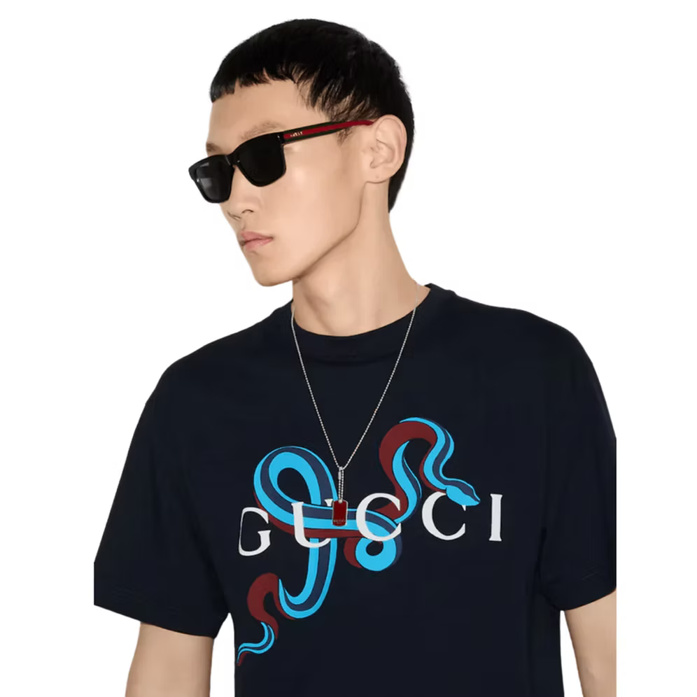 Gucci Snake Motif T-Shirt