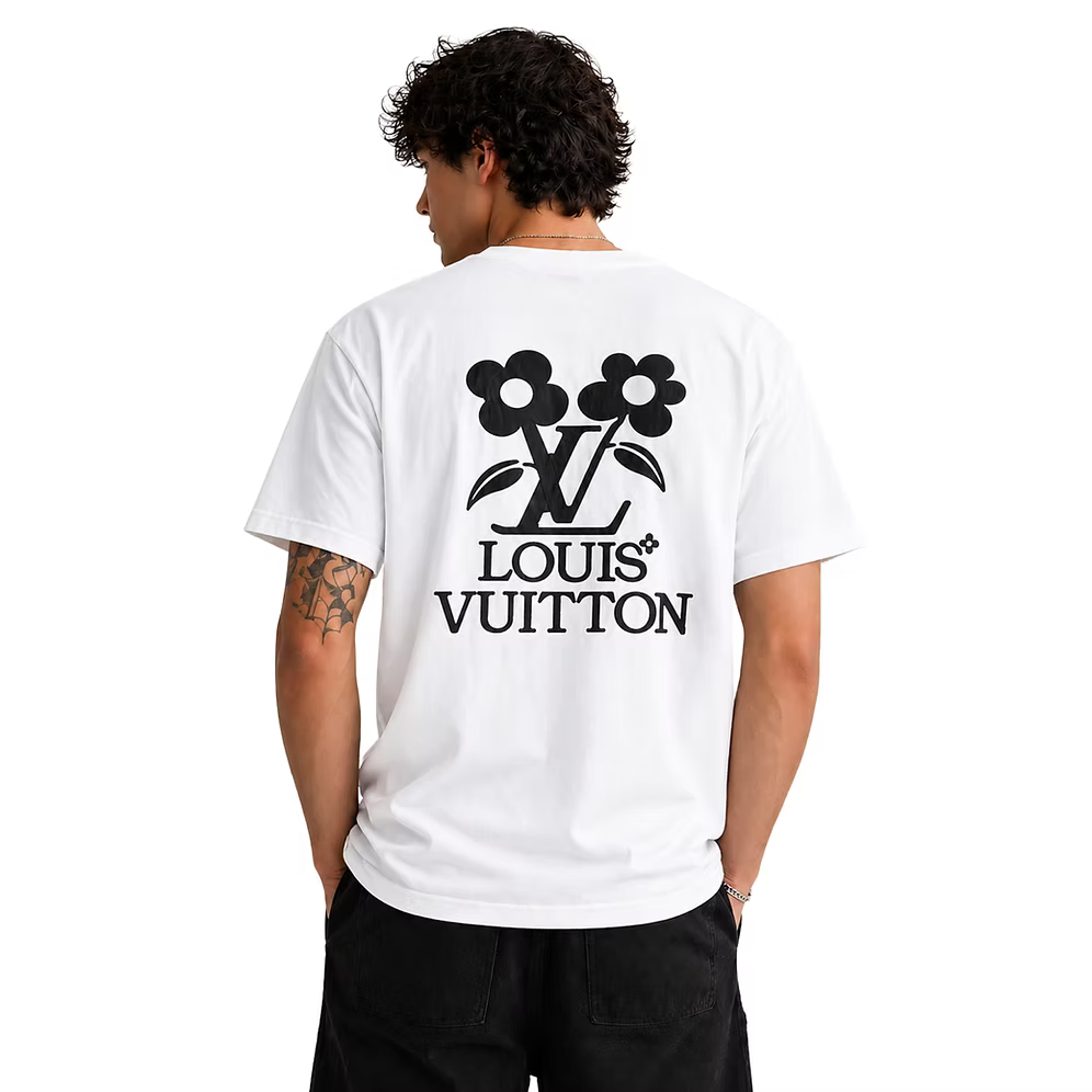 LV Flower Graphic T-Shirt