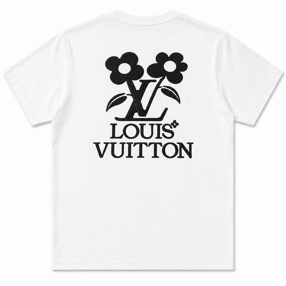 LV Flower Graphic T-Shirt