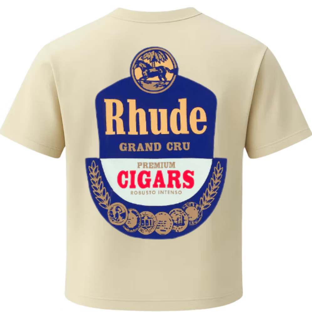 Rhude Premium Cigars Graphic T-Shirt