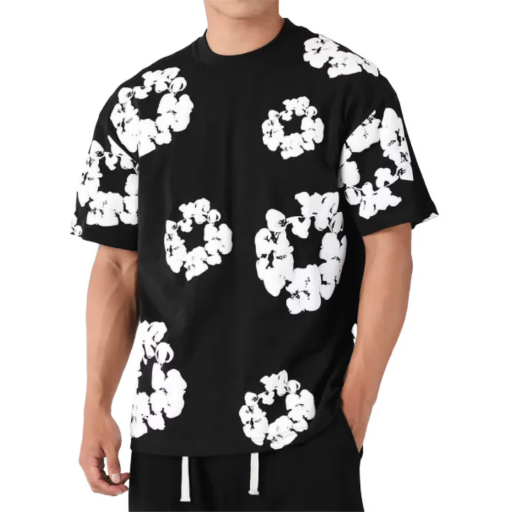 Cloud Print Cotton T-Shirt