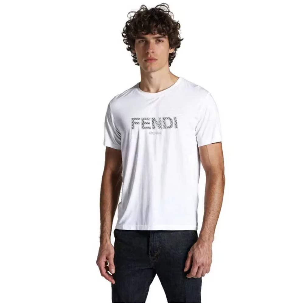 Fendi Roma Logo T-Shirt