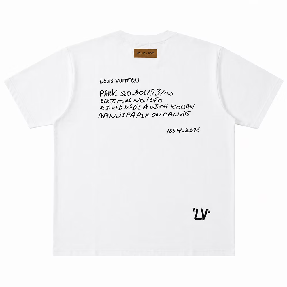 Artistic Script Cotton T-shirt