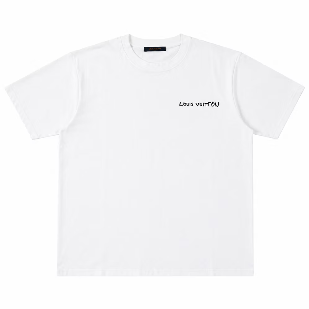 Artistic Script Cotton T-shirt