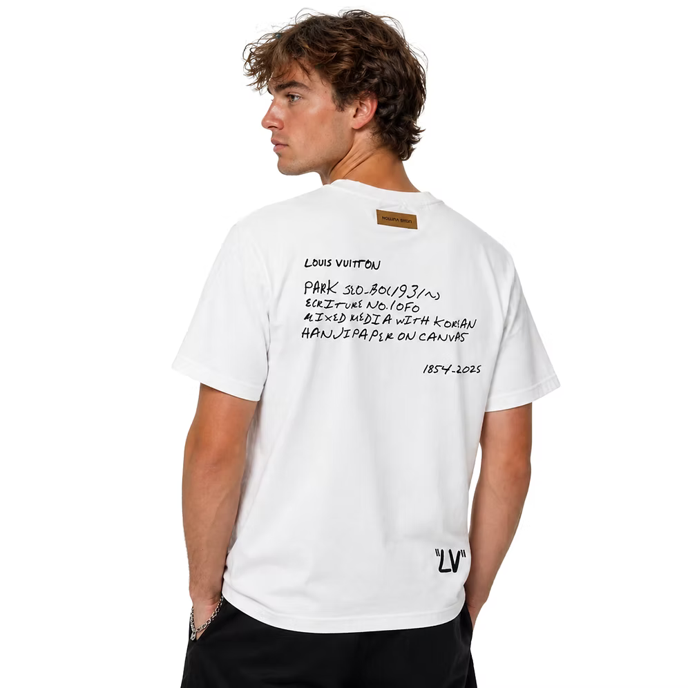 Artistic Script Cotton T-shirt
