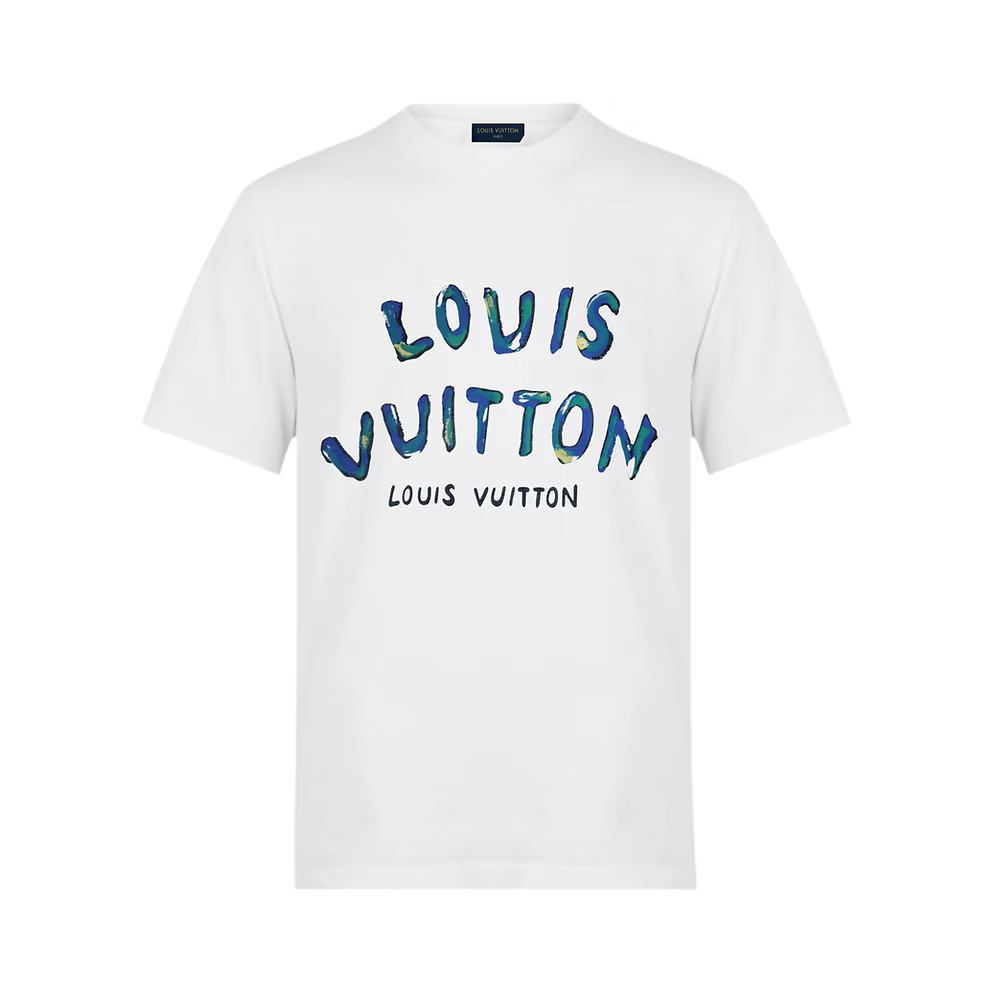 Graffiti Logo Cotton T-Shirt