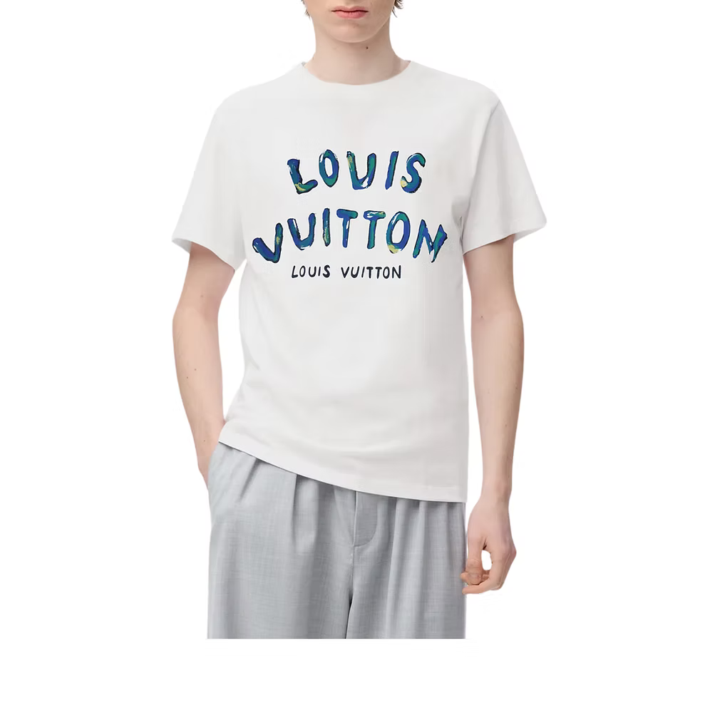 Graffiti Logo Cotton T-Shirt