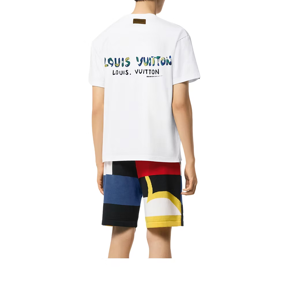 Graffiti Logo Cotton T-Shirt