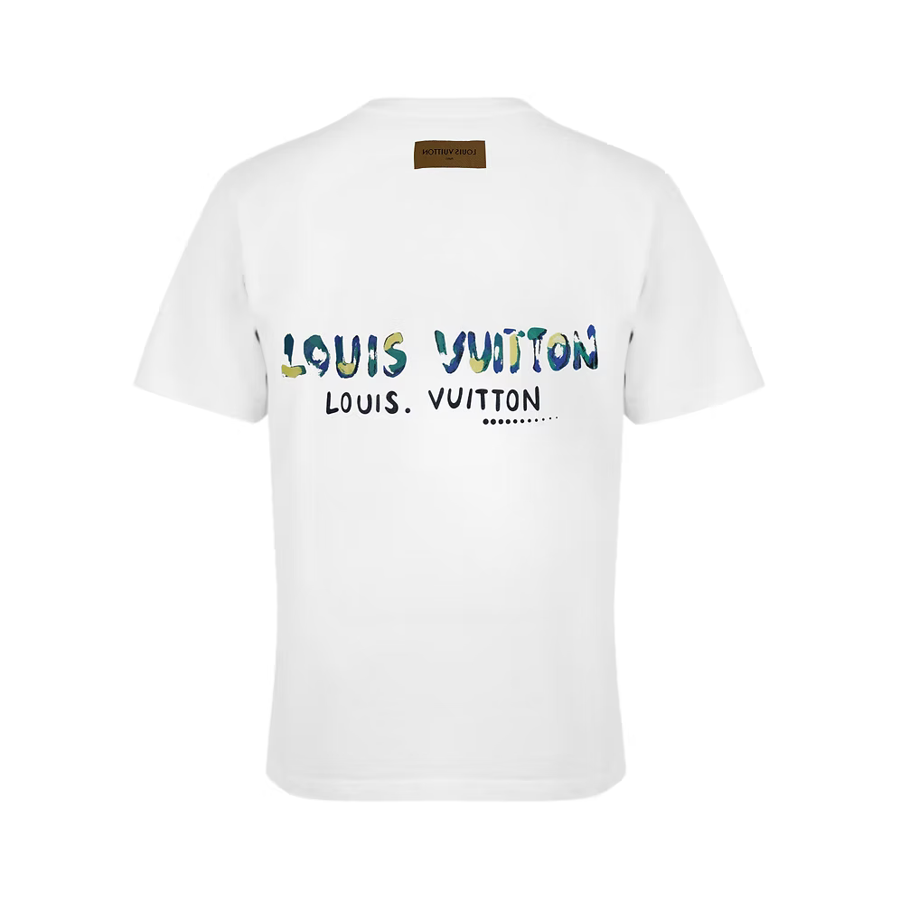 Graffiti Logo Cotton T-Shirt